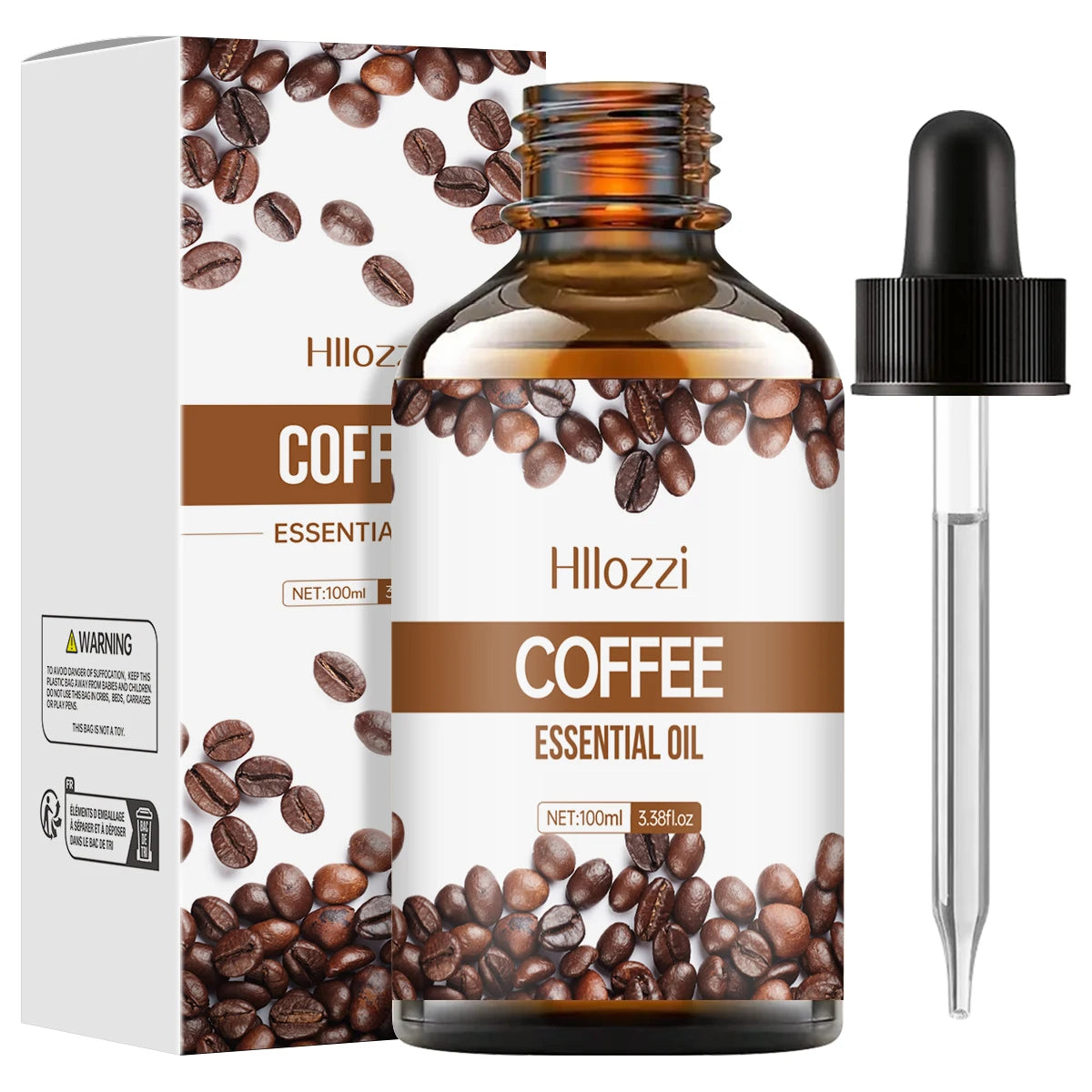 100ml/60ml/30ml Coffee Essential Oil Skin care essential oils Suitable for all skin types Long-lasting fragrance Aromatherapy