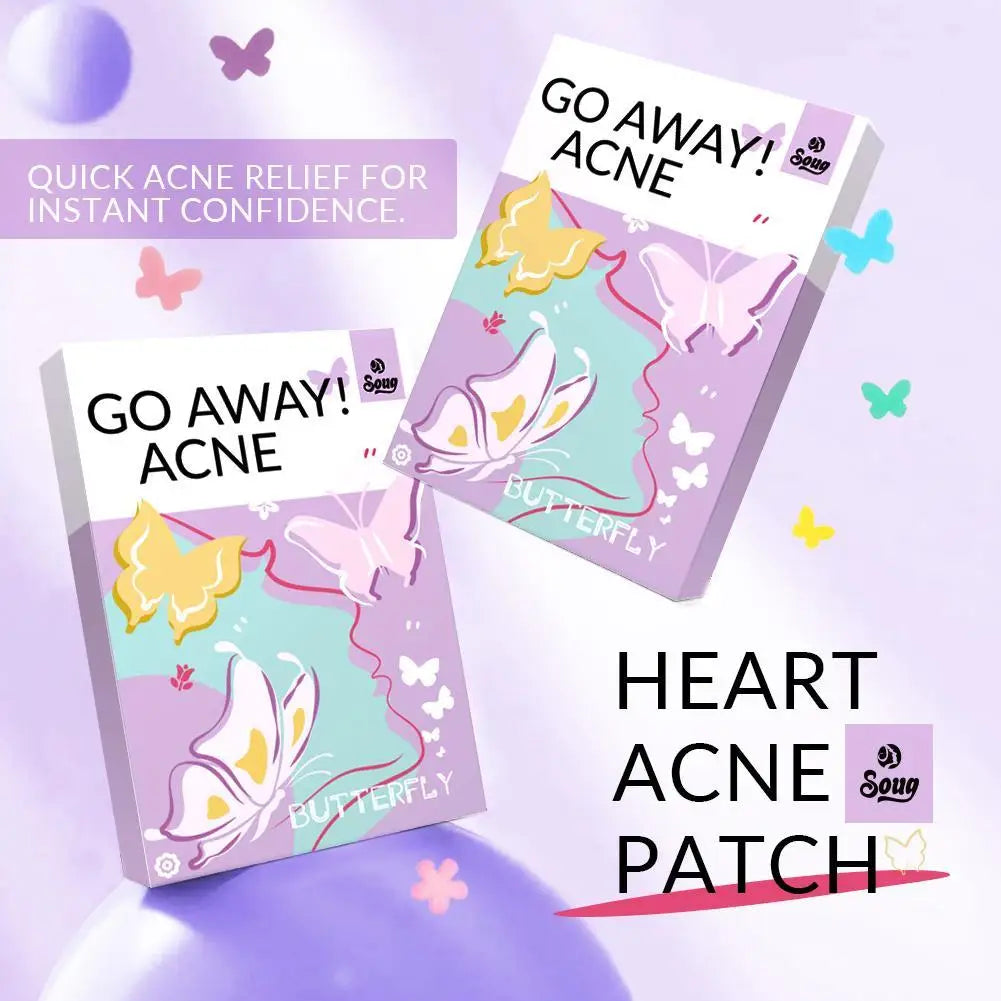Butterfly Shape Acne Pimple Patch Stickers Blemish Spot Concealer Cover 0.1mm Acne Repair Pimple Remover Skin Care