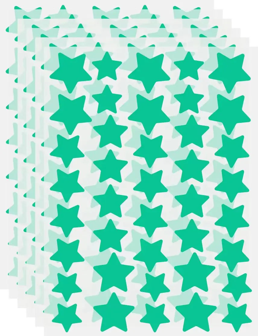 pieces of multi-color star acne patches, facial acne patches, concealer acne patches, and pimples patches, ultra-thin.