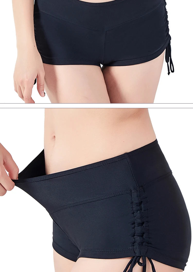 Girls Menstrual Swim Bottoms 4-Layer Leakproof Swimwear Waterproof Bikini Beach Pants Summer Swimming Period Panties Boxers