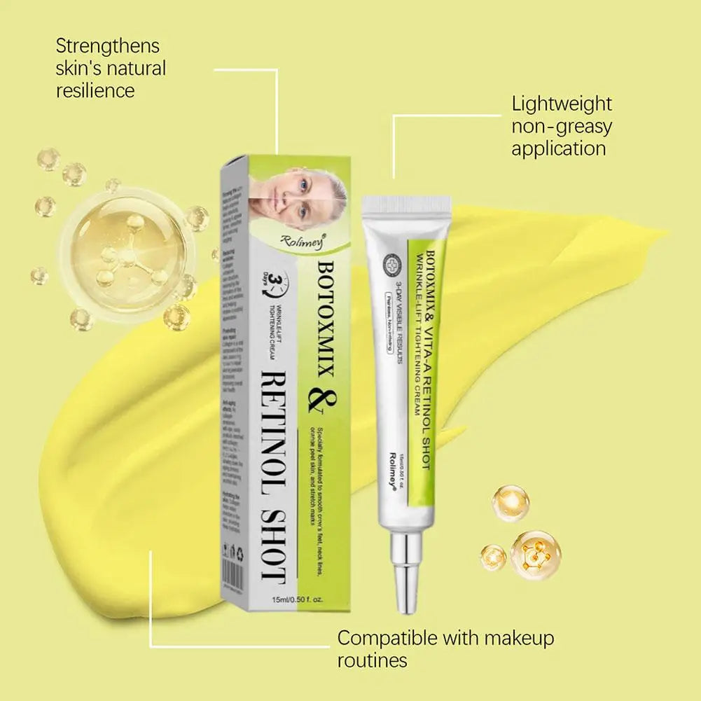 Retinal Shot Tightening Booster Cream - Firming Brightening Hydrating Night Cream For Dry Sensitive Skin Winter Daily Skin Care