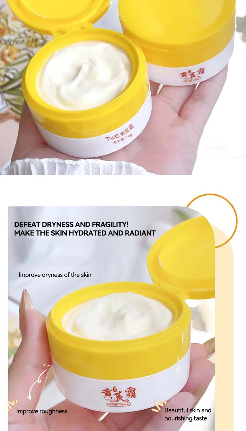 TWG Astragalus Cream 70g Moisturizing Hydrating Nourishing Face Cream，Natural Ingredients，Deep Hydration