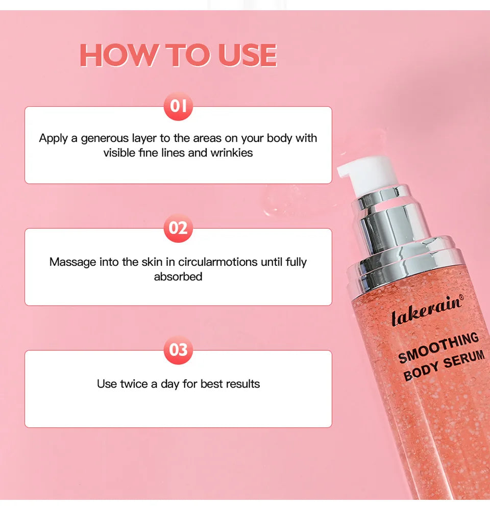 Smoothing Body Serum Face Serum Moisturizing brightning Vitamin E Hyaluronic Acid Facial Serum Shrink Pores BGlossy Body Serum