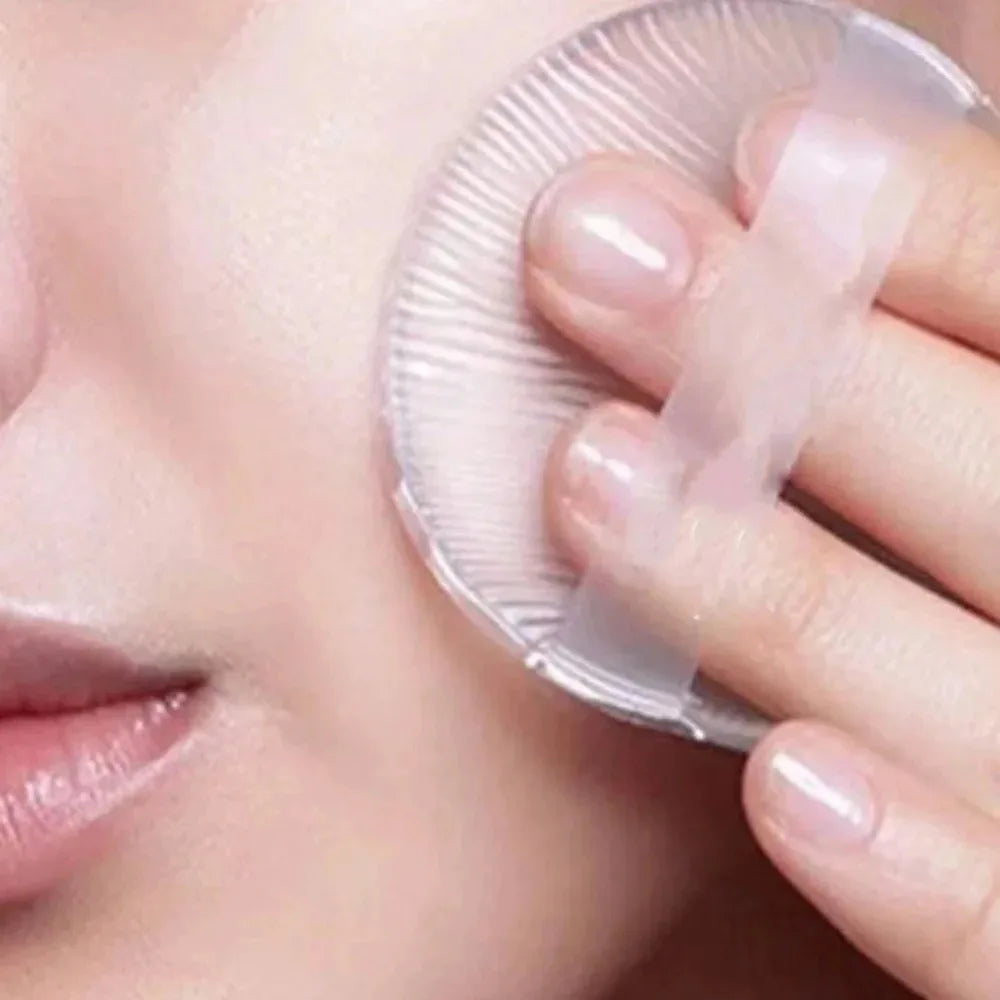 1/2Pcs Silicone Makeup Sponge Foundation Sponge 2026 Water-Based Crystal Jelly BB Cushion Puff