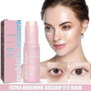 Women Extra Renewing Rosehip Eye Balm Face Lifting Moisturizing Balm Stick Fine Lines Removal Hyaluronic around the Eye Care15ml