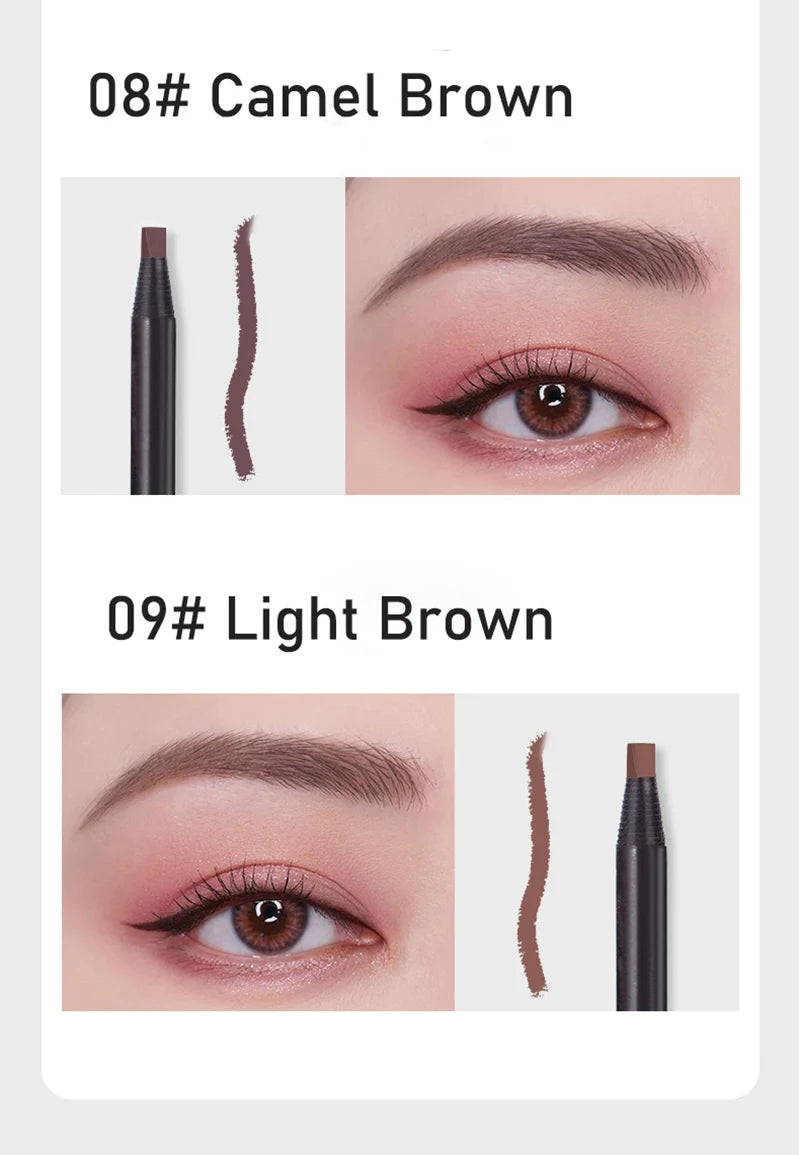 1pcs Long-lasting Waterproof Eyebrow Pencil Off with Brush Microblading Permanent Makeup Tools Pull Cord Peel-off Brow Pencil