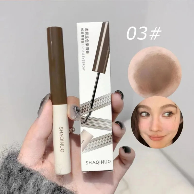 Eyebrow Dye Waterproof Long Lasting Natural Brown Eyebrow Gel Paint Eyebrow Tint Mascara Makeup Brow Enhancer Cream Cosmetics