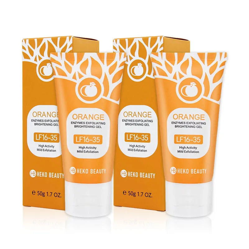 Lf16-35 Orange Exfoliating Gel Gently Cleans Pores Smooth Texture That Reduces Roughness Exfoliates  High Activity Brighten Skin