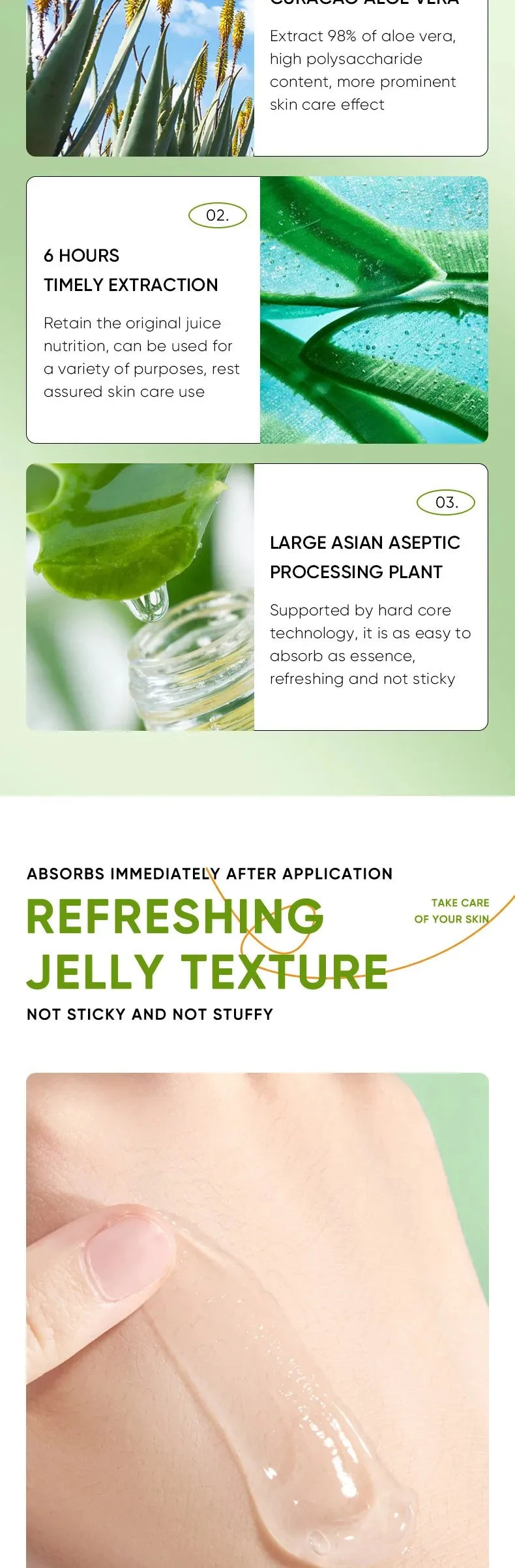 20Pcs Sadoer Aloe Vera Sleeping Facial Masks Moisturizing Anti-Wrinkles Hydrating Anti-Aging No Wash Face Mask Facial Skin Care