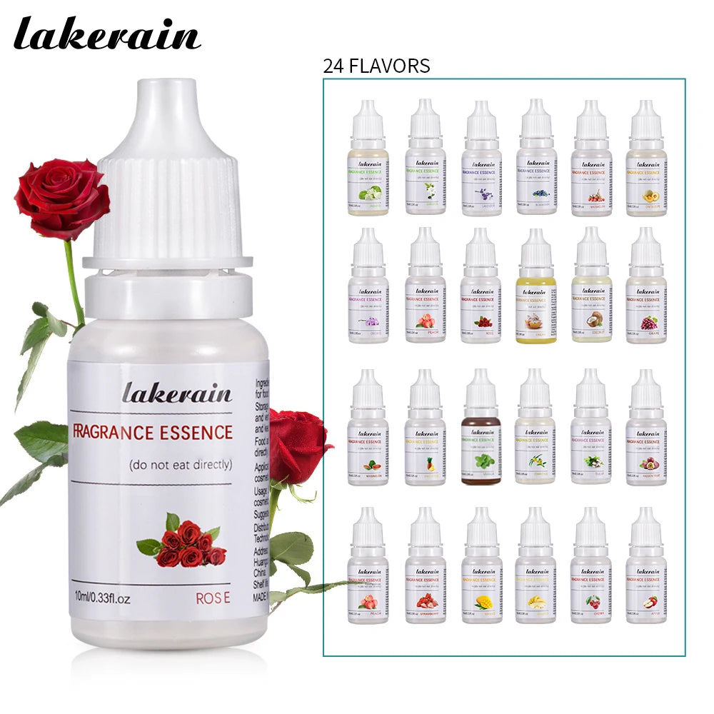 DIY 10ml Pure Fruit Fragrance Oil Diffuser Essential Oils Strawberry Flavor Oil For Lip Gloss DIY Soap Making Lipgloss Essence