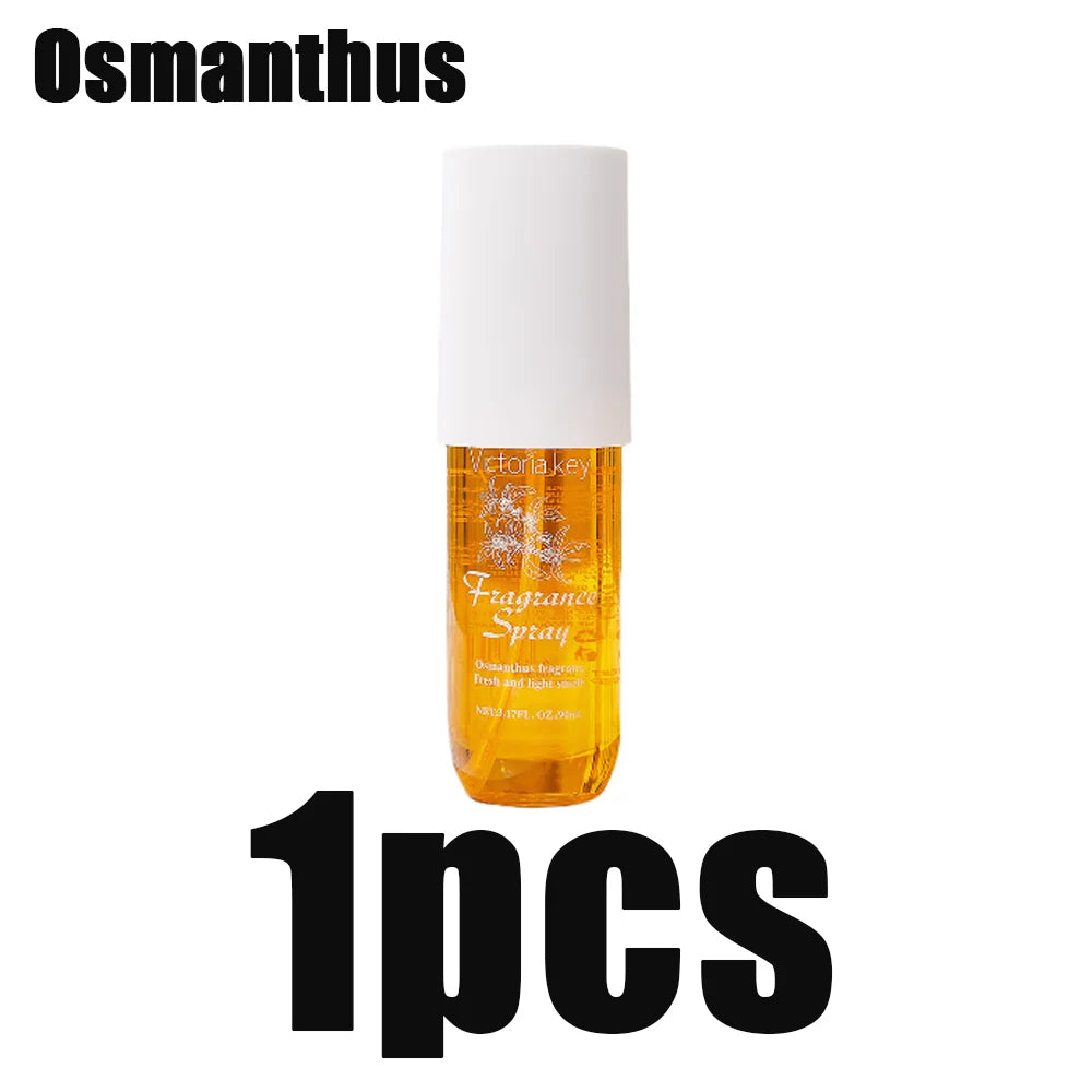 1pcs 90ml Alcohol Free Fragrance Spray Fragrance Of Flowers Scented Air Freshener Apply To Clothing Home Long-Lasting Deodoran