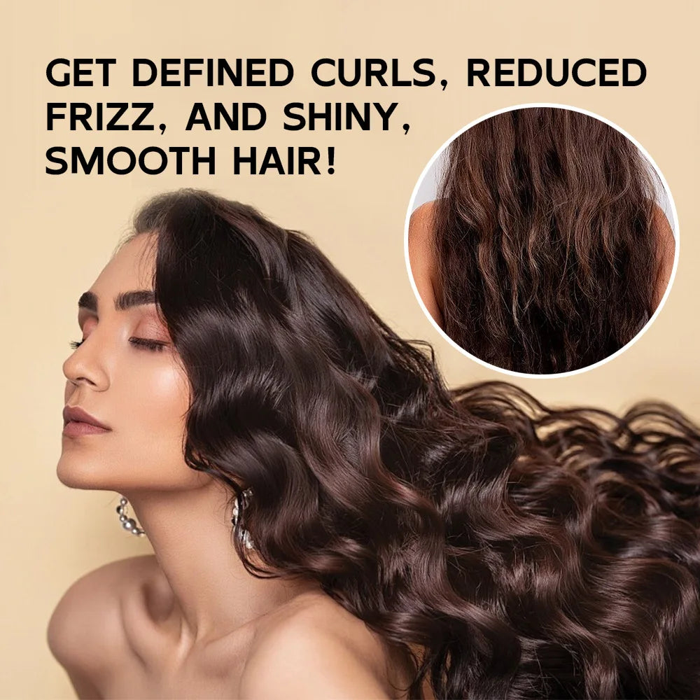 280ml Curly hair cream Elastic styling Moisturizing Improves frizzy hair Fluffy Leave-in conditioner Elastin  Hair care