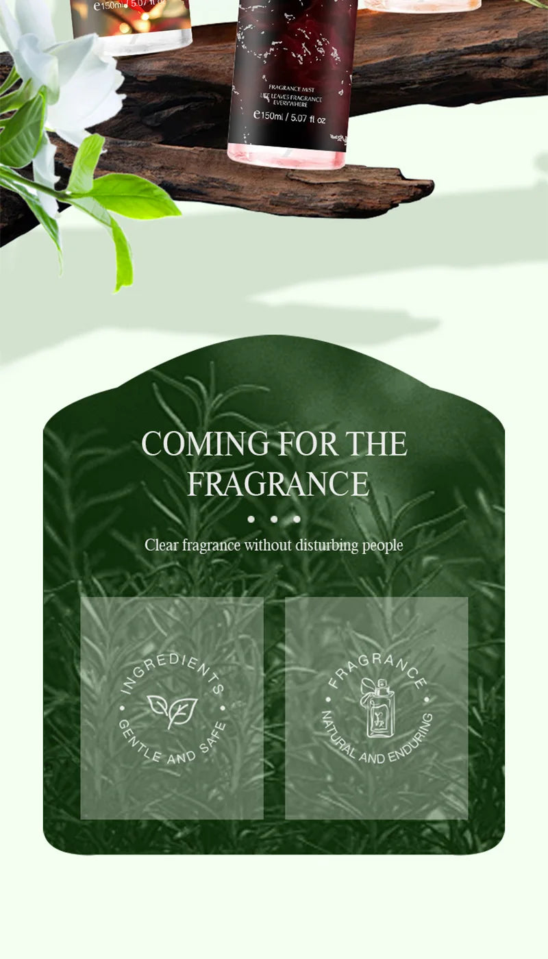 Vanilla Coconut Unisex Perfume Long-lasting Fragrance Mixed Floral Fruity Eau De Toilette 150ml Dating Deodorant Fragrance Spray