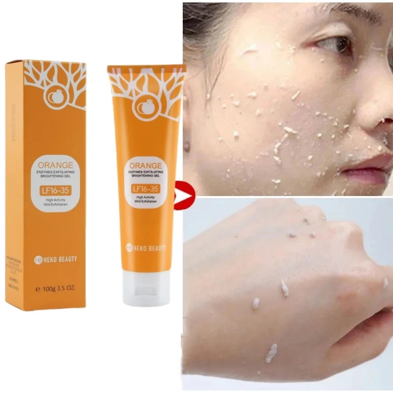 Lf16-35 Orange Exfoliating Gel Gently Cleans Pores Smooth Texture That Reduces Roughness Exfoliates  High Activity Brighten Skin