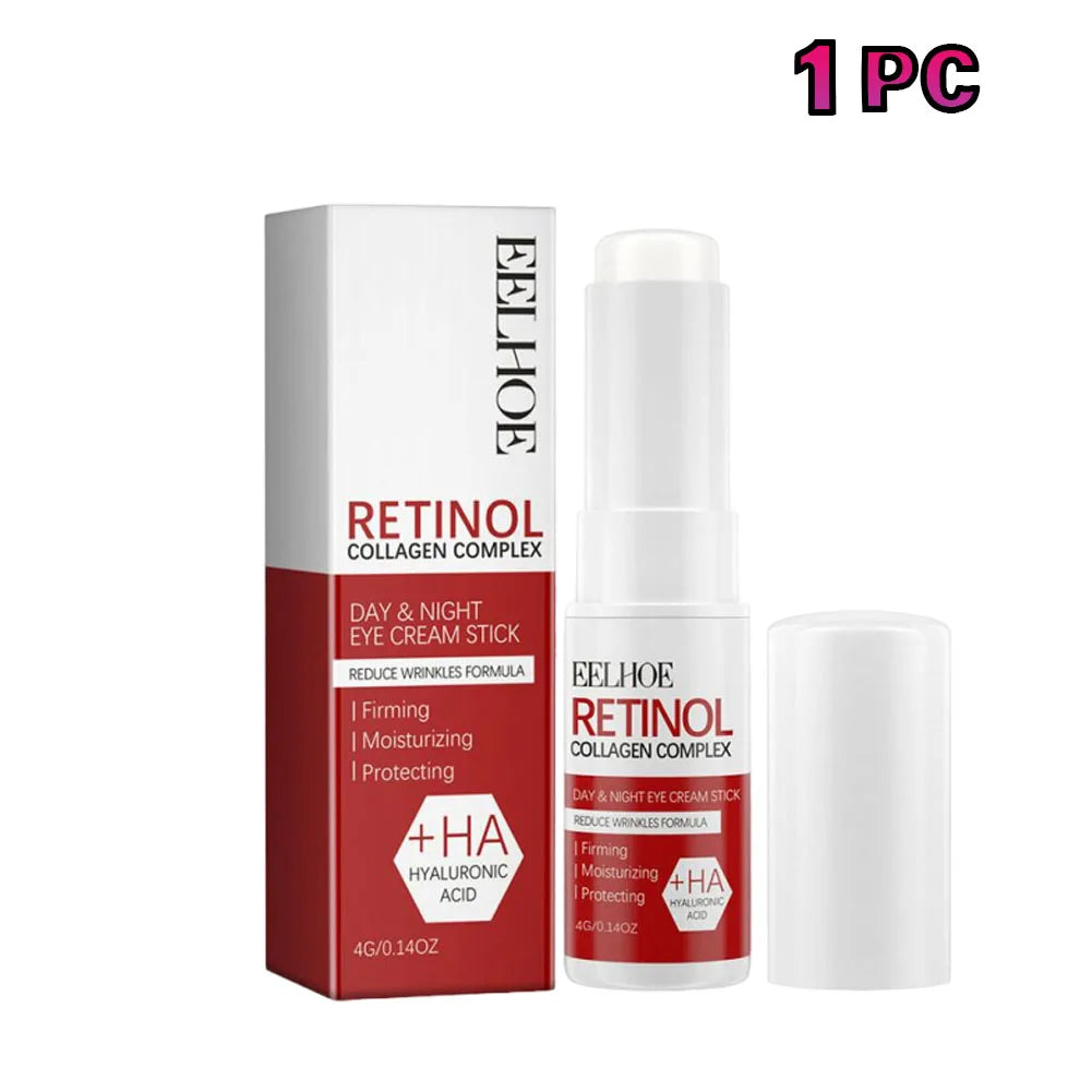 Retinol Eye Cream Stick Anti Aging Fade Dark Circles Under the Eyes Remove Eye Bags Moisturizing Firming Skin Eyes Care