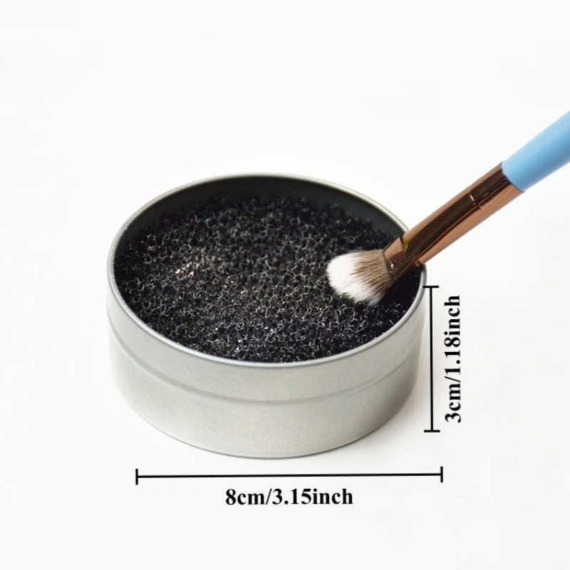 1PC Makeup Brush Cleaning Sponge Replacement Core - Quickly Remove Color Eyeshadow and Eyeliner Dry Cleaning Tools No Fragrance