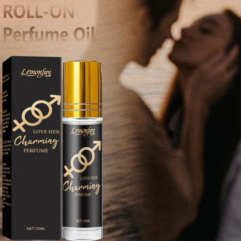 Lemonfay Love Her Charming Perfume Roll-On for Men Pheromone Cologne Long Lasting Fragrance 15ml for Dating