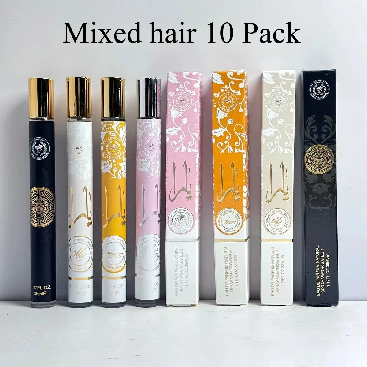 10 pack Brand Perfume Musk Women Perfume Unisex Spray Long Lasting Floral Floral Fruity Light Fragrance Gentleman Gift