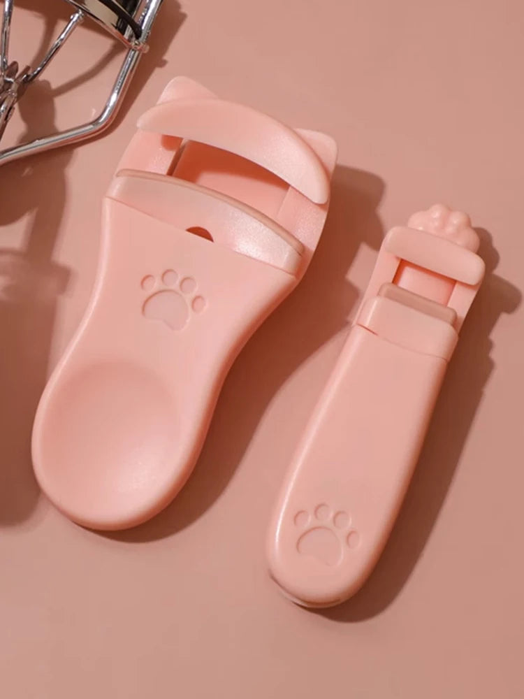 Eyelash Clip Cat Claw Eyelash Clip 1 Set Of Portable Cute Eyelash Clip Tool With Additional Silicone Pad Precision Eyelash Clip