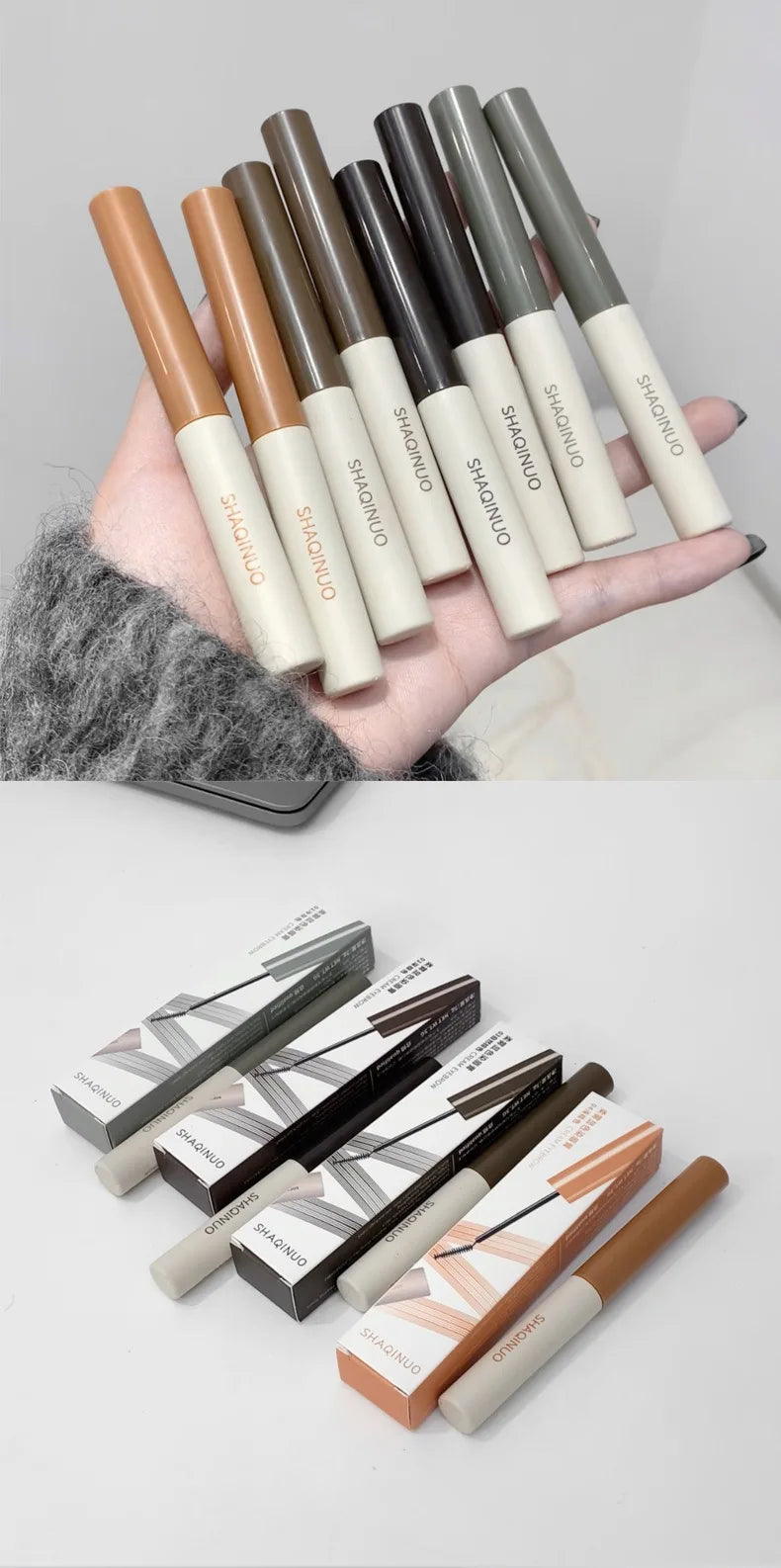 Eyebrow Dye Waterproof Long Lasting Natural Brown Eyebrow Gel Paint Eyebrow Tint Mascara Makeup Brow Enhancer Cream Cosmetics