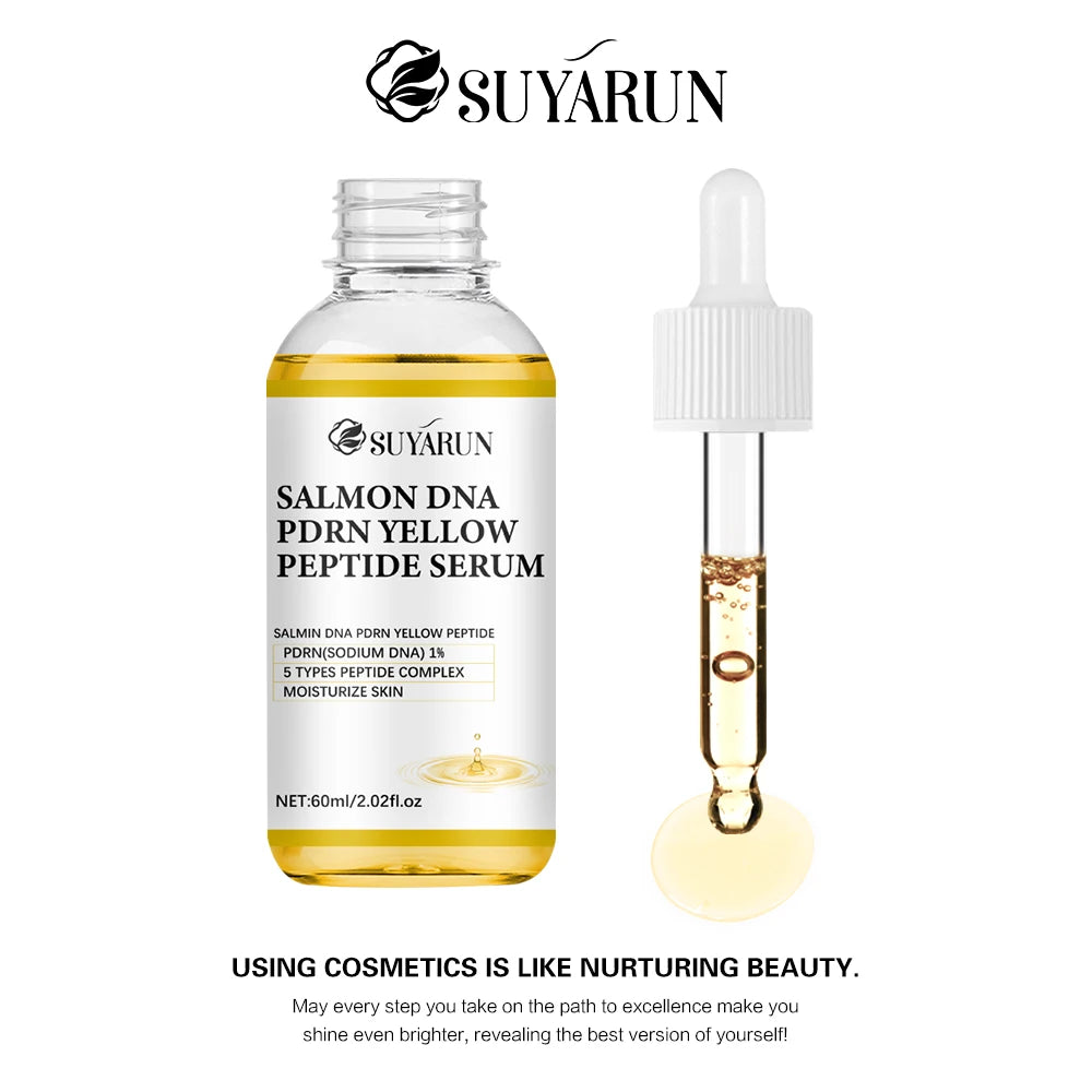SUYARUN Salmon DNA PDRN + Yellow Peptide Complex Serum - Anti-Aging Solution, Skin Repair, Hydration, Brightening, Tightening.
