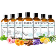 EUQEE 3.38FI.Oz. Aromatherapy Essential Oil For Reed Diffuser Humidifier-100ml Vanilla Lavender Cinnamon Lemon Essential Oils