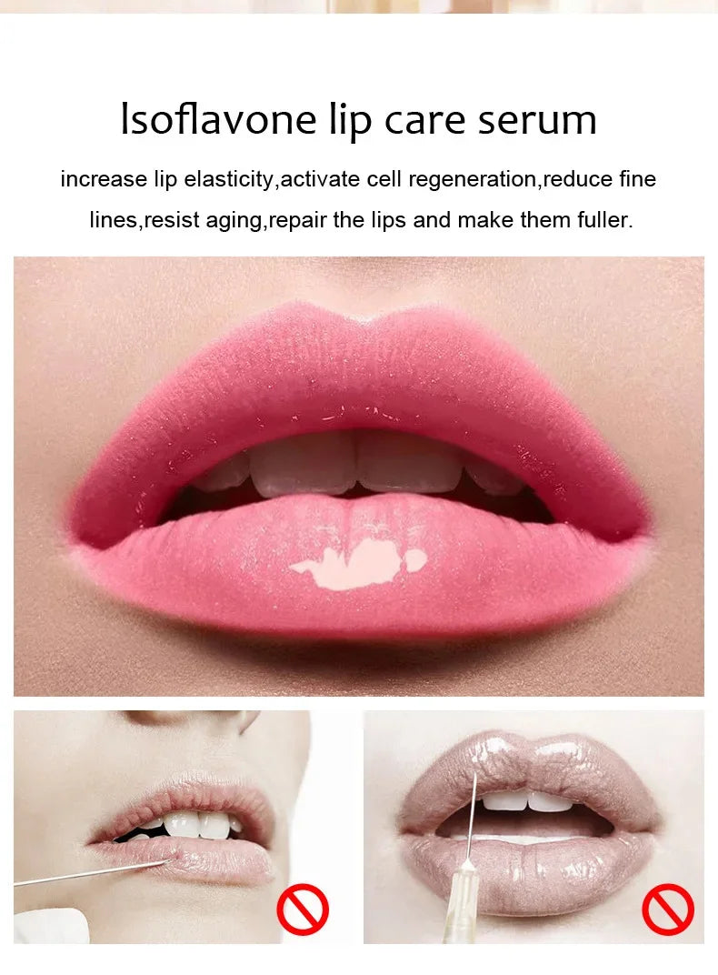 Fast Volumising Lip Plumper Serum Sexy Lip Oil Gloss Increase Lip Elasticity Reduce Fine Lines Brighten Moisturizing Lip Care