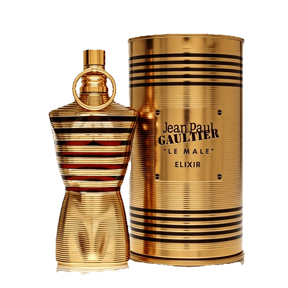 Jean Paul Gaultier Le Male Elixir Parfum for Men Unisex Perfume Long Lasting Woody Amber Fragrance Spray Luxury Golden Torso Bottle Fragrance Gift for Dating Party Daily Wear