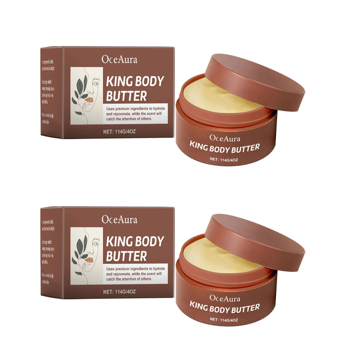 Shea Butter Moisturizing Cream Soft Smooth Skin Care Nourishing Body Butter Intense Hydration for Dry & Rough Skin Body Care