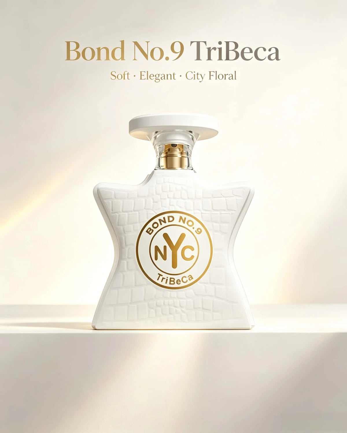 Bond No.9 TriBeCa Unisex Eau De Parfum 100ml Luxury Gourmand Woody Fragrance Long Lasting Perfume Spray Exquisite White Embossed Bottle Gift for Men Women