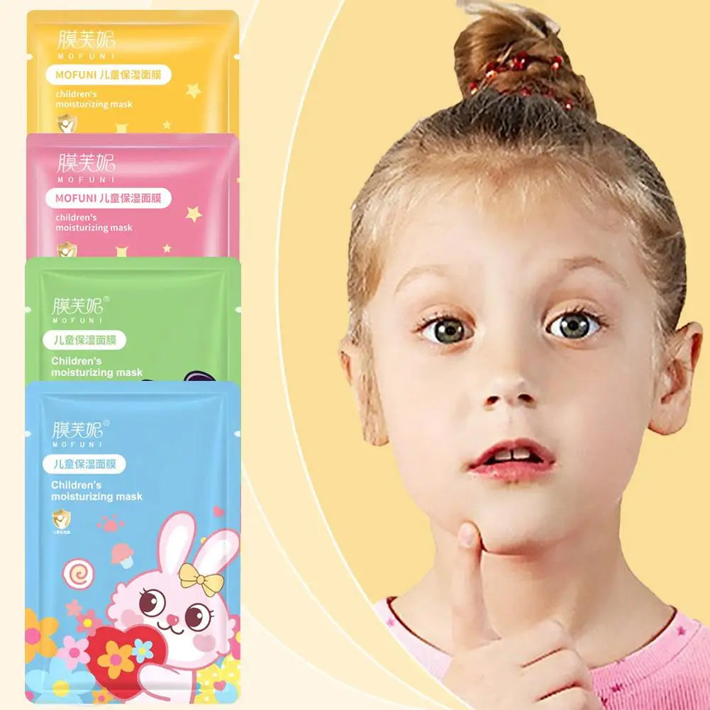 1/5/8 PCS Animal Character Face Masks Hydrating Spa Masks Sheet with Hyaluronic Acid, Skincare Party Facial Masks for Kids Teens