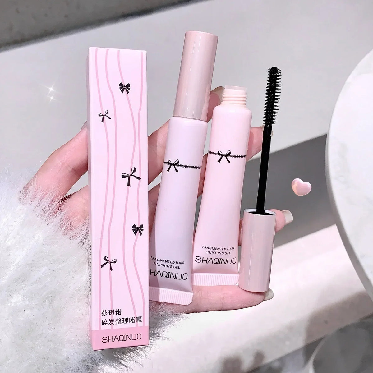 15g Broken Hair Wax Stick Hair Styling Gel Cream Big Brush Fixed Shaping Refreshing Not Greasy Hair Finishing Cream Mascara