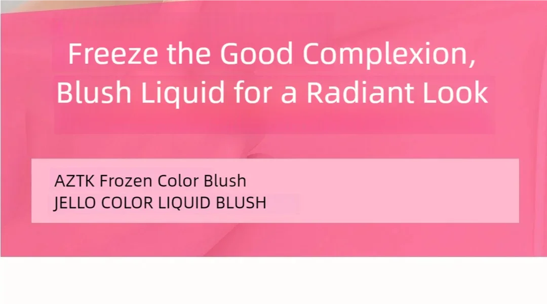AZTK Liquid Blush Expand Shrink Matte Atmosphere Contorting Brightening Lifts Complexion Cheek Blue Cheek Purple Blush Girl
