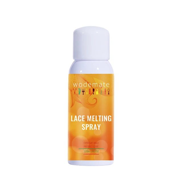 120ml Lace Melting Spray Strong Hold Hair Glue Wig Styling Spray Invisible Lace Melting Spray Quick Drying Wig Accessory