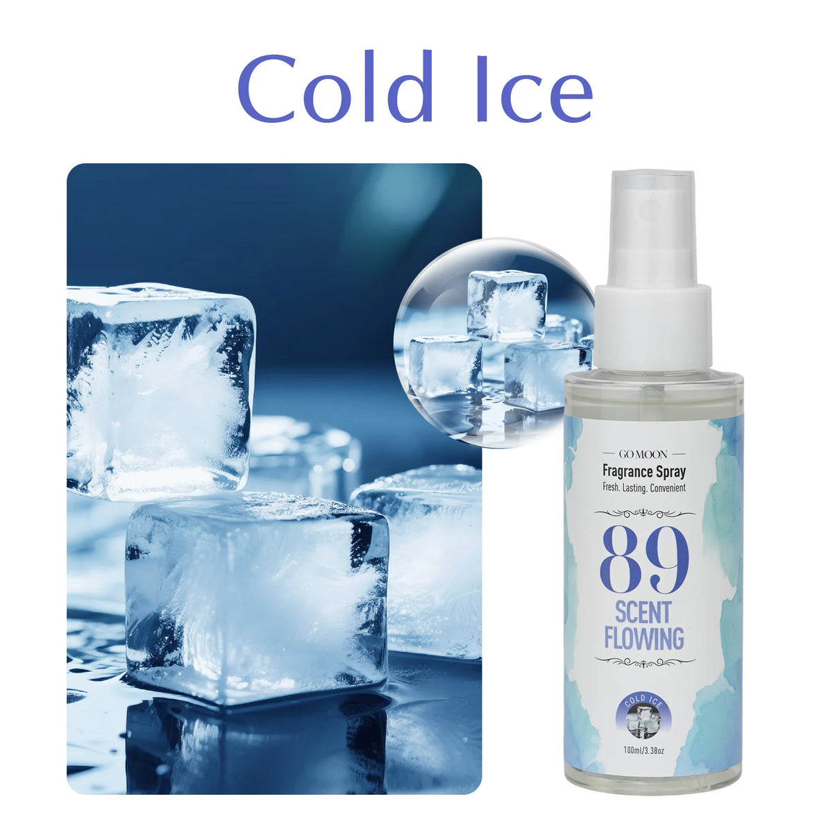 100ml/3.38oz, 10 Scents Fragrance Spray, Quickly Remove Odors, Long Lasting Fragrance, Air Fresh, Suitable for Home, Car, Gifts