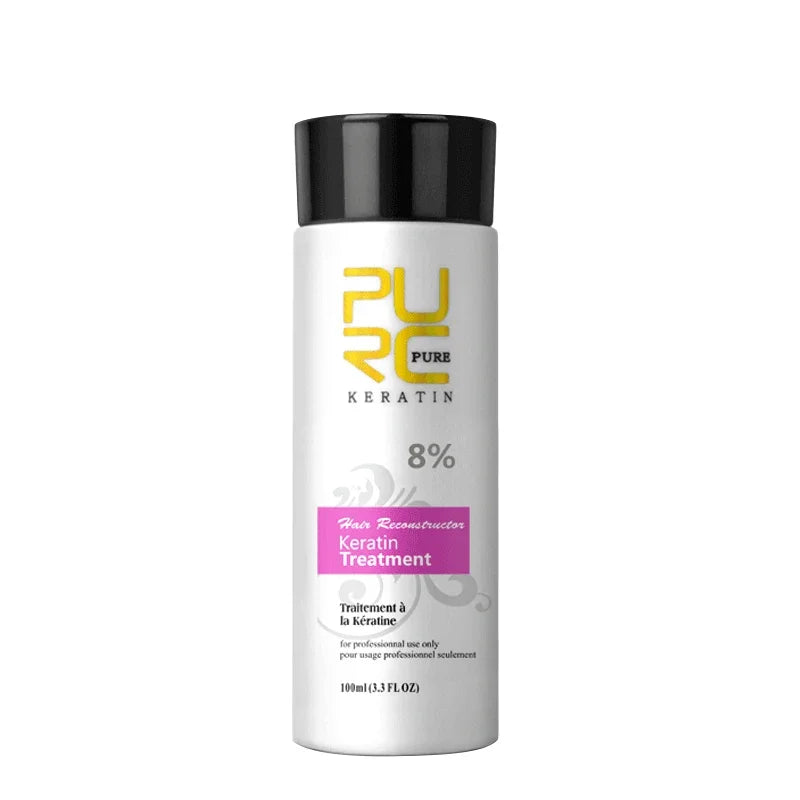 PURC Keratin Treatment Shampoo Conditioner Hair Straightening Products Smoothing Repairing Hair Mask Curly Hair Straighten Care