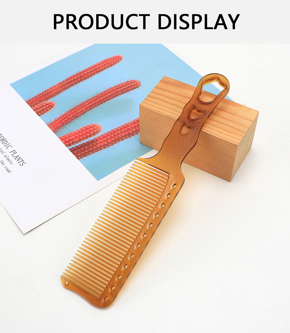 Barber Haircut Comb Hair Trimming Anti Static Comb Hair Salon Hairdressing Comb Wide Tooth Haircut Hair Trimmer Styling Tool