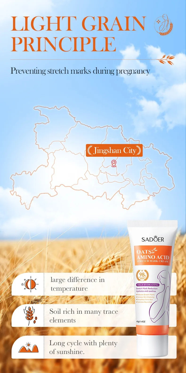 40g Removes Stretch Mark Cream To Remove Postpartum Obesity Pregnant Women Repair Anti-Aging Winkles Firming Body Cream SkinCare