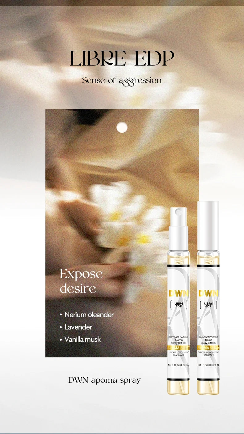 Women's 10 Piece Mixed Alcohol-Free Fragrance Set (Romantic and Elegant Gift Box, Long-Lasting Floral Fragrance)