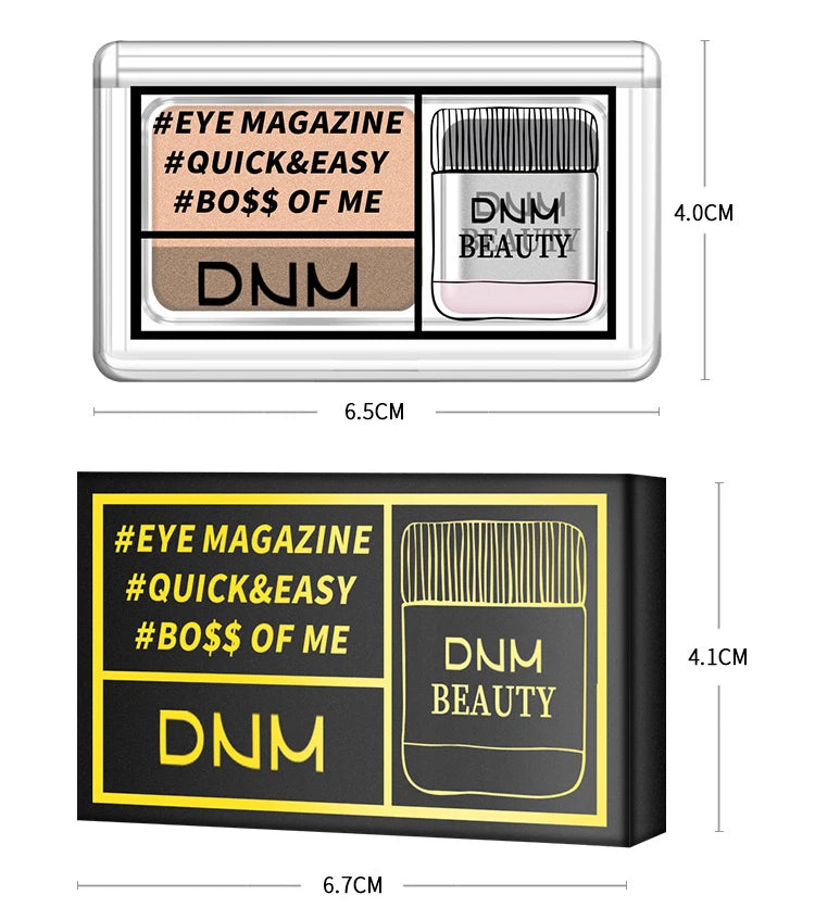 Two-color Matte Eye Shadow Double Small Box Lazy Eye Shadow  Easy to Carry Eyeshadow Tray Professional Women's Cosmetics