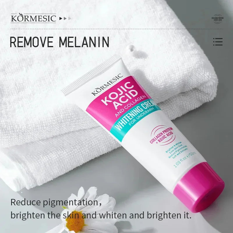 Collagen Underarm Whitening Cream for Dark Skin, Bleaching Underarm Intimate Area Skincare Products
