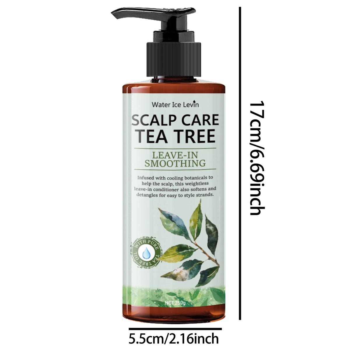 250g Tea Tree Conditioner, Super Fluffy, Moisturizing, Refreshing, Smooth Hair Care for Dry Hair, Long-Lasting Fragrance - Moisturizing and Nourishing - a Summer Essential