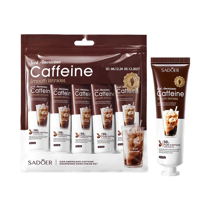 Ice American Coffee Hand Cream Set Deeply moisturizes and protects hands during the autumn and winter seasons.