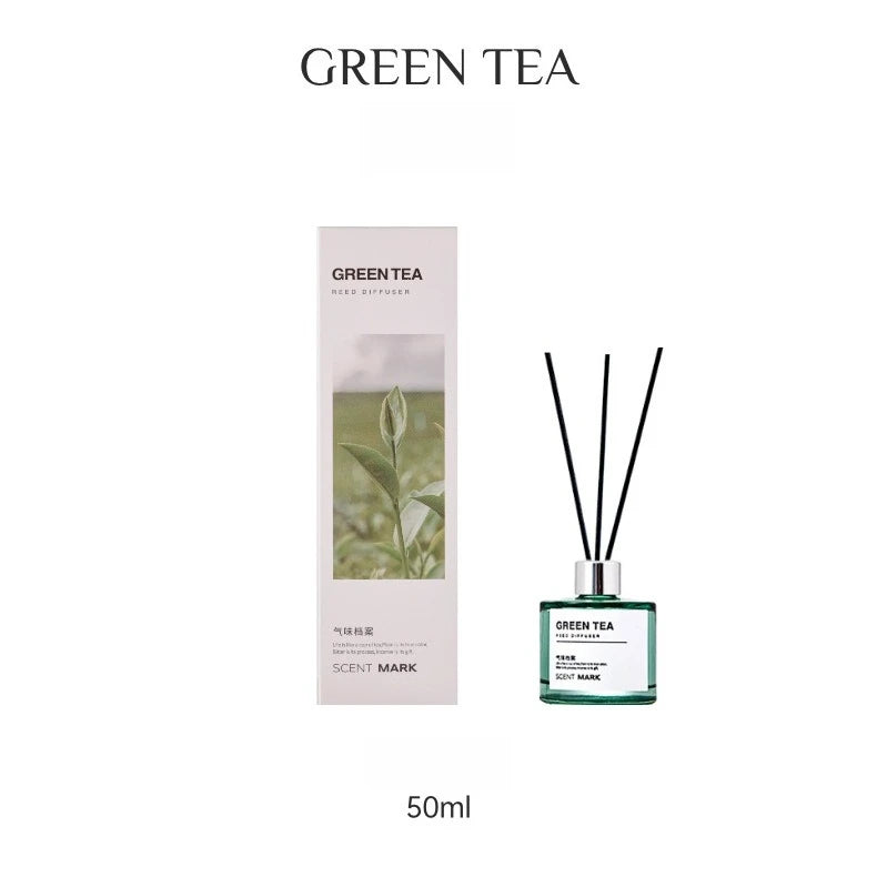 50ml Reed Diffuser Sets Rose Lavender Jasmine Essential Oil with Expanding Stick Hotel Home Aromatherapy Air Fresh Fragrance