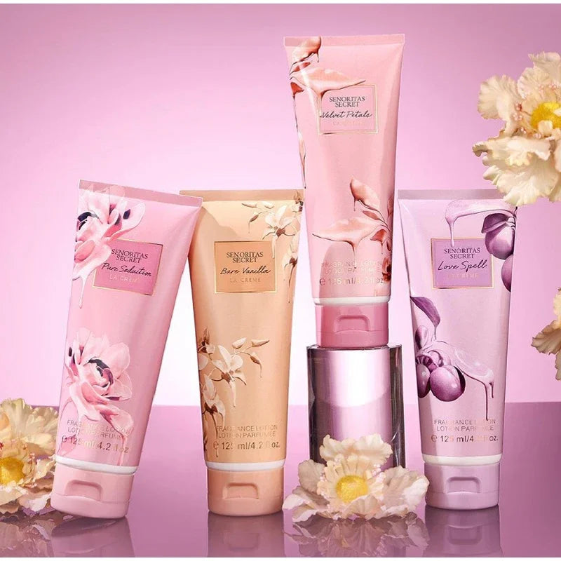 Perfume And Body Lotion Set,Luxury Floral Fruity Women Cream Vanilla Fragrance,Moisturizing Exfoliating,Fresh Sweet Body Spray