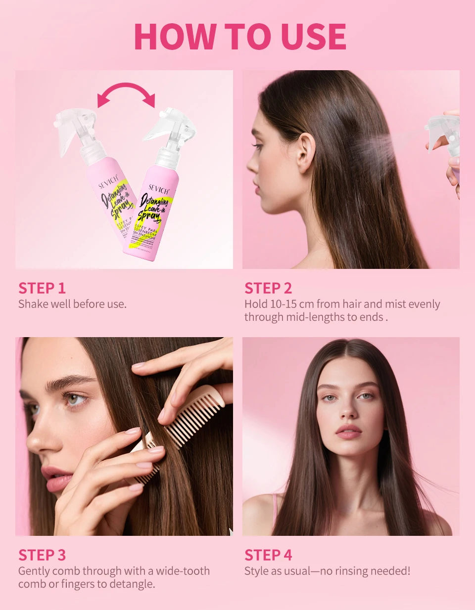 Magical Keratin Conditioner Spray Collagen Repairs Hair Damaged Hair Mask Soft Smooth  Hair Care Spray Moisturize Heat Protectan