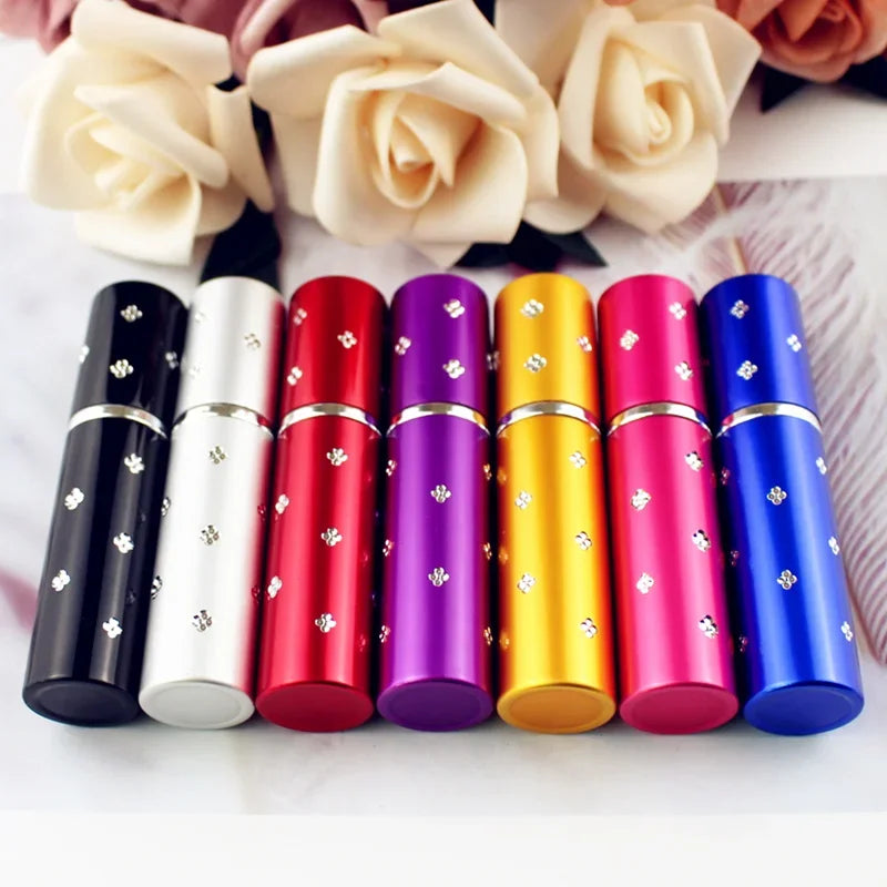 1PC 5ml Small Portable Perfume Bottle 10ml Empty Perfume Atomizer Metal Spray Pump Bottles