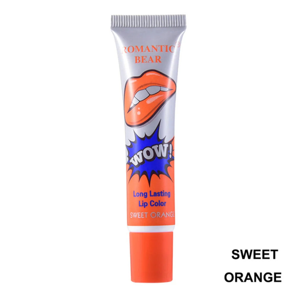 6 Colors Amazing Peel Off Liquid Lipstick Waterproof Long Lasting Lip Gloss Tint Moisturizing Tear Off Lip Stain Makeup Cosmetic