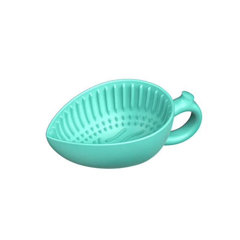 Makeup Brush Cleaner Soft Silicone Makeup Brush Bowl Folding Powder Puff Eyeshadow Brush Cleaning Pad Beauty Tools