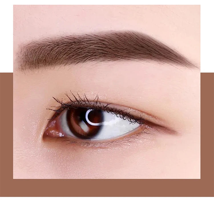 2Color Eyeshadow Powder Makeup Black Brown Coffee Waterproof Eyebrow Powder Eye Shadow Eye Brow Palette with Brush Eyebrow Cream
